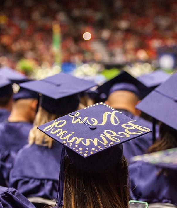 New beginning grad cap